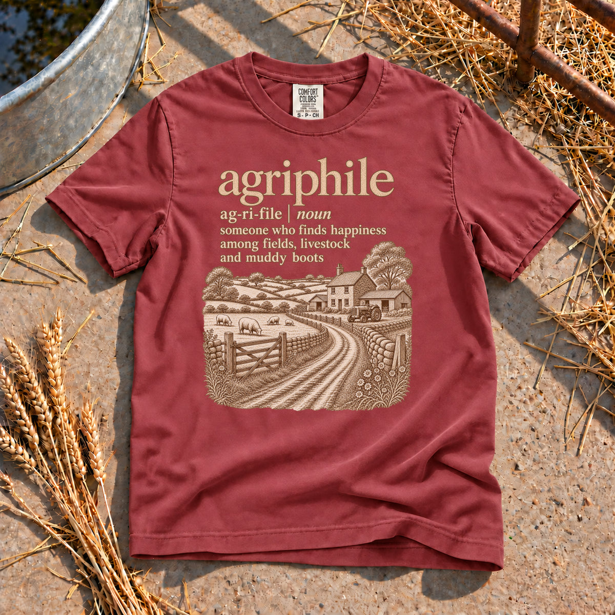 Agriphile T-Shirt in Brick