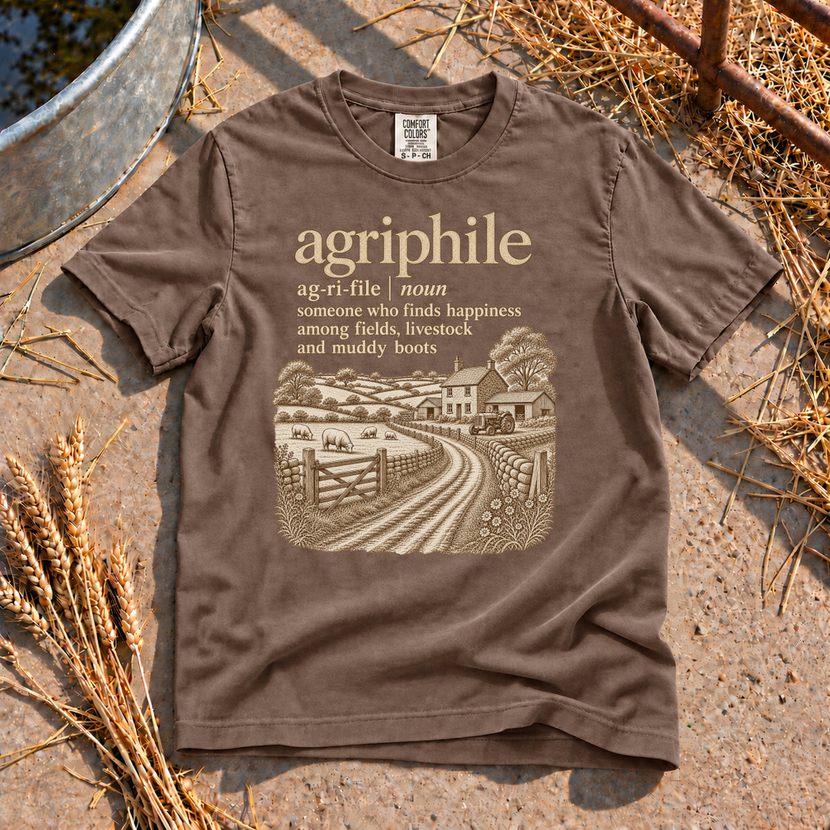 Agriphile T-Shirt in Espresso