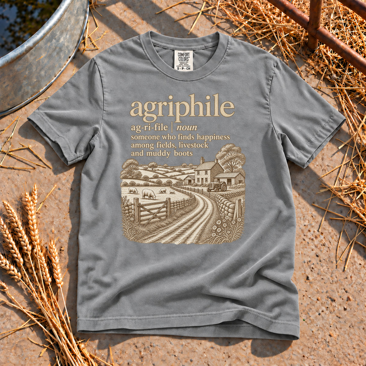 Agriphile T-Shirt in Grey