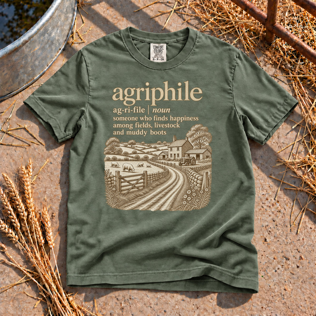 Agriphile T-Shirt in Moss