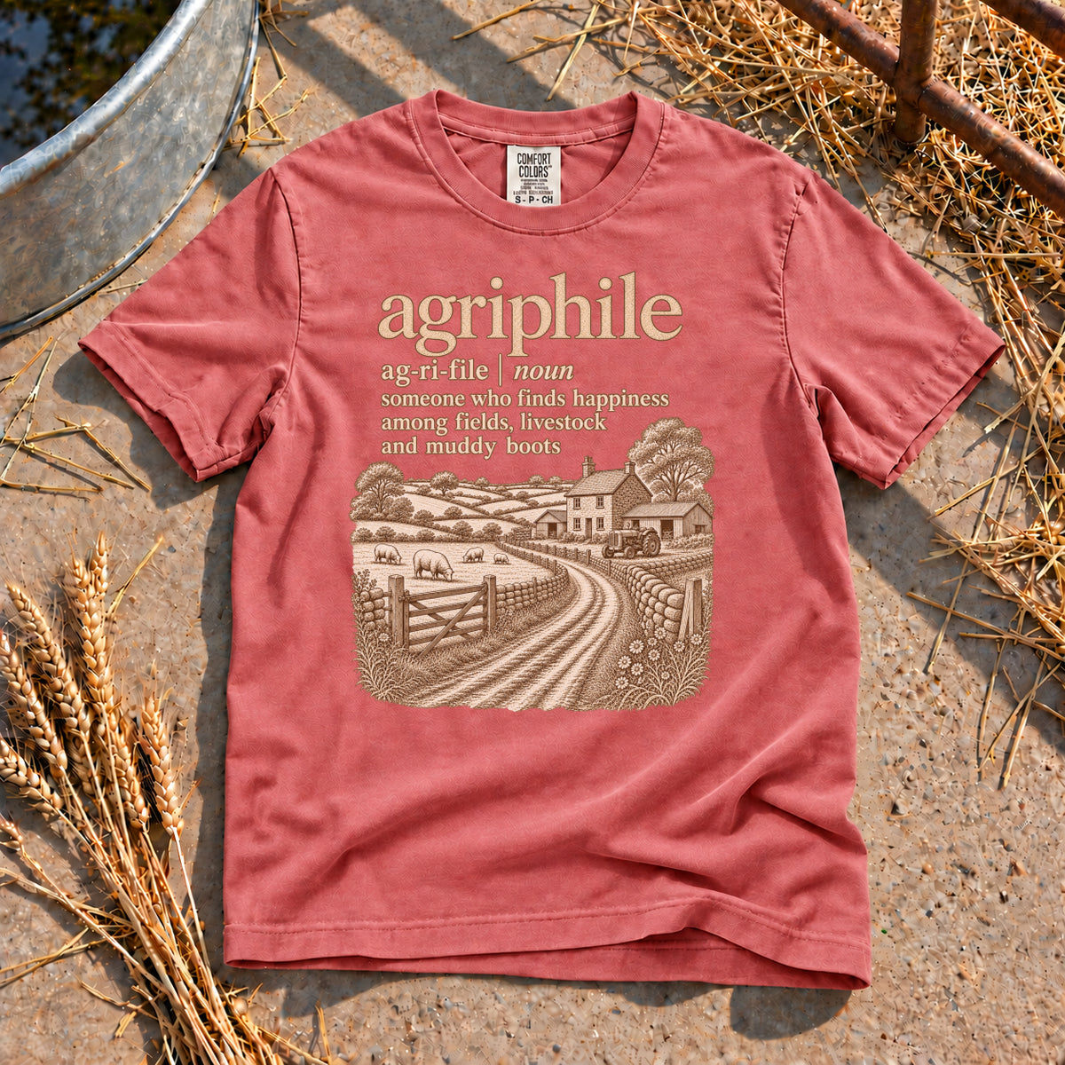 Agriphile T-Shirt in Watermelon