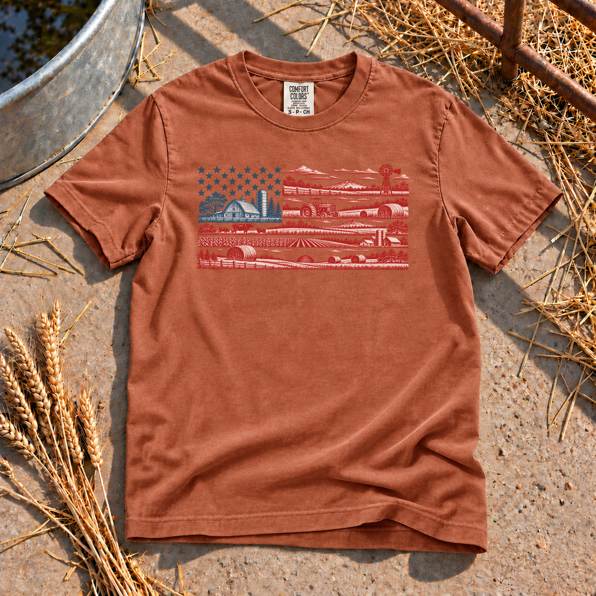 American Farm T-Shirt in Yam