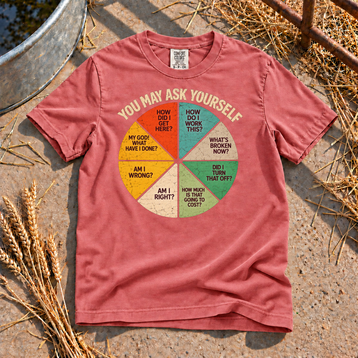 You May Ask Yourself T-Shirt in Watermelon