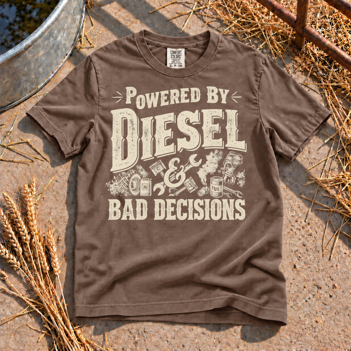 Bad Decisions T-Shirt in Espresso