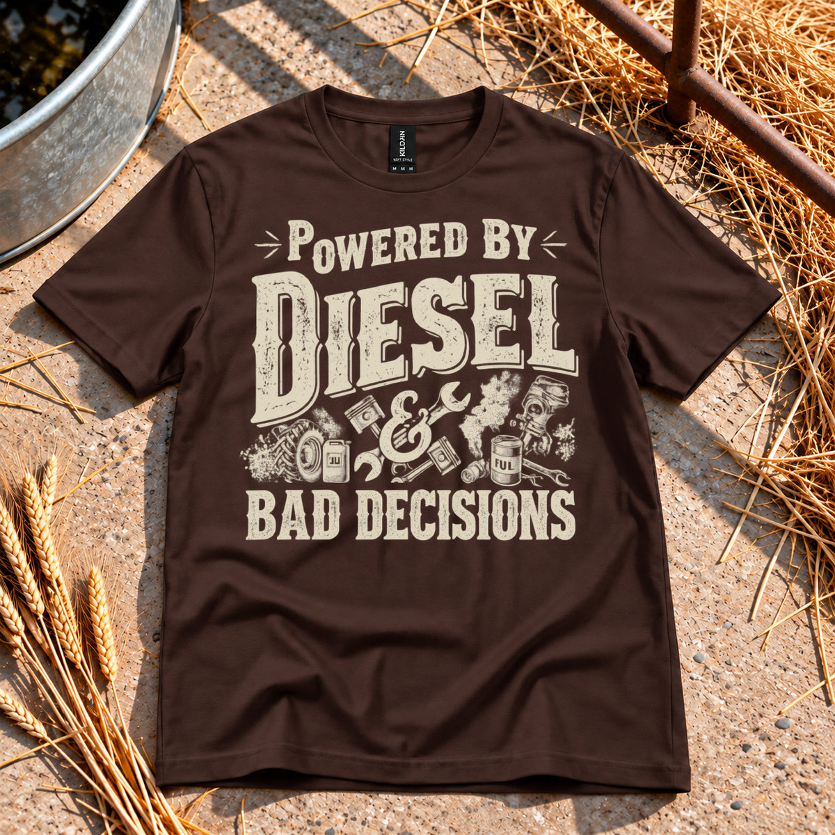 Bad Decisions T-Shirt in Dark Chocolate