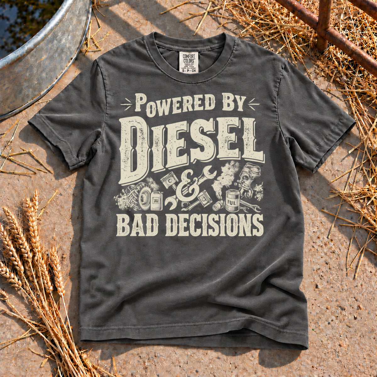 Bad Decisions T-Shirt in Pepper