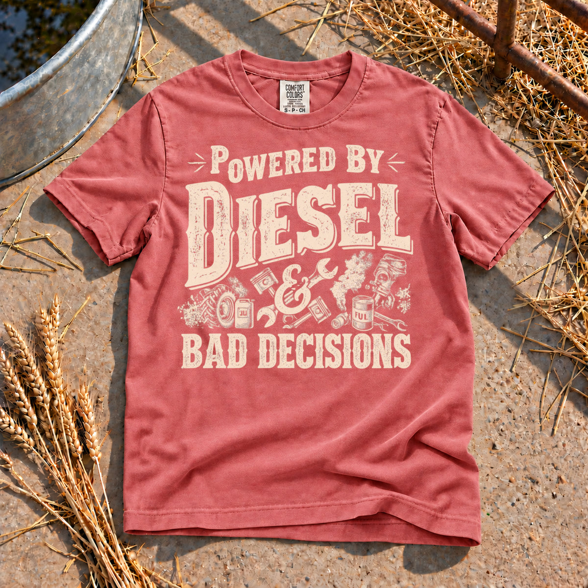 Bad Decisions T-Shirt in Watermelon