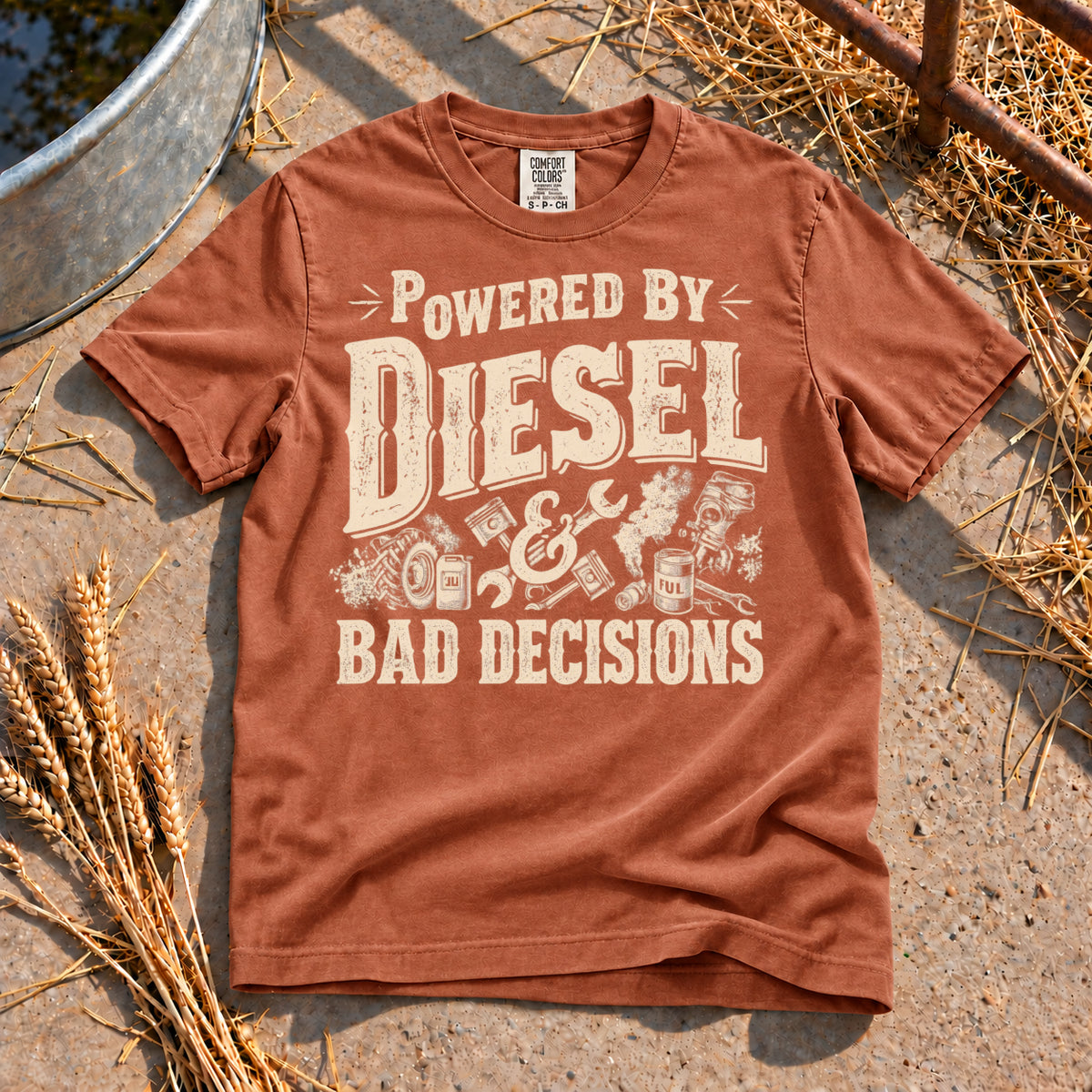 Bad Decisions T-Shirt in Yam