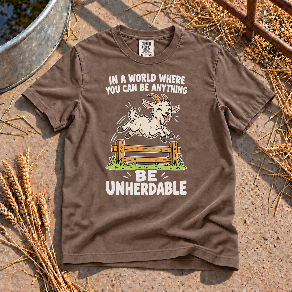 Be Unherdable T-Shirt in Espresso