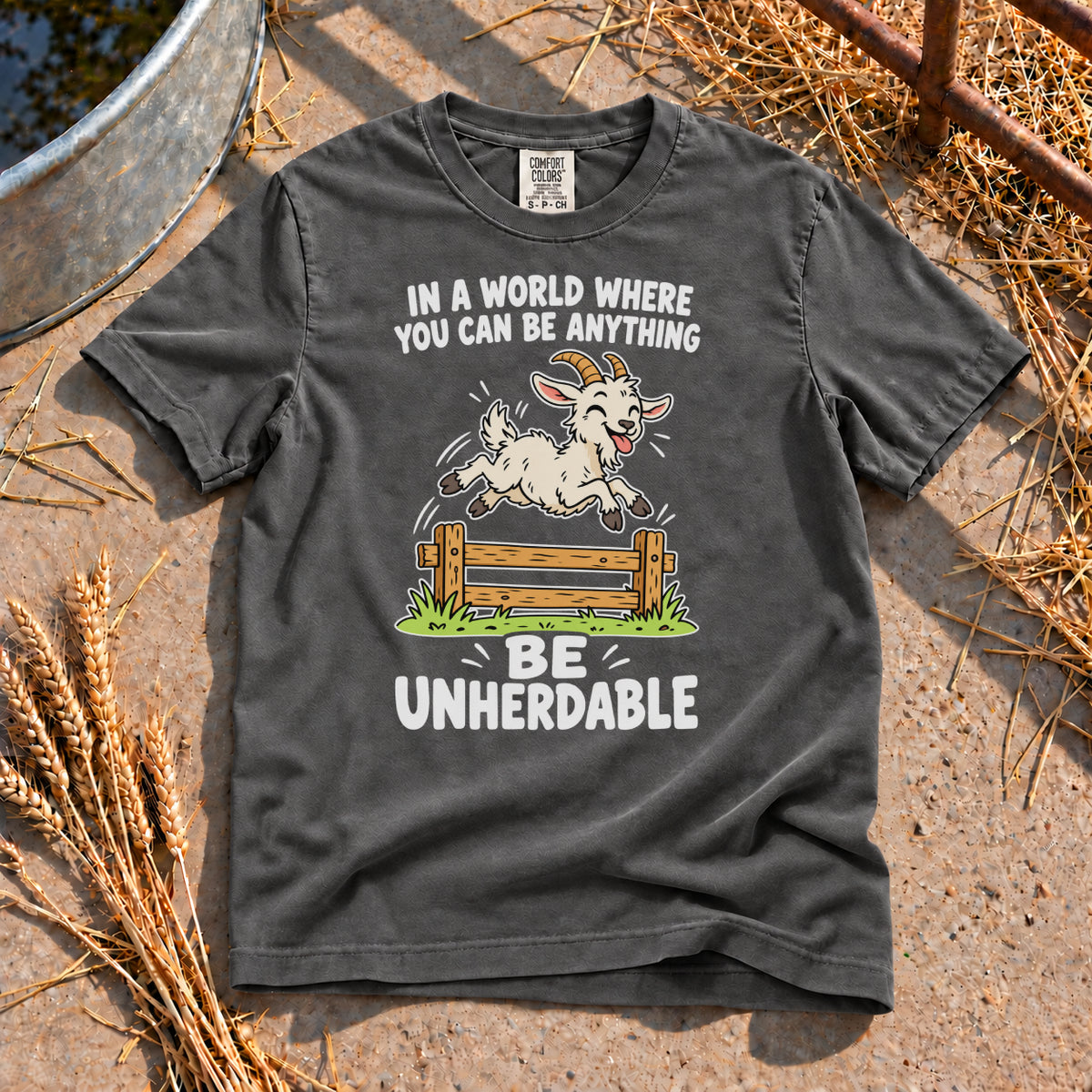 Be Unherdable T-Shirt in Pepper