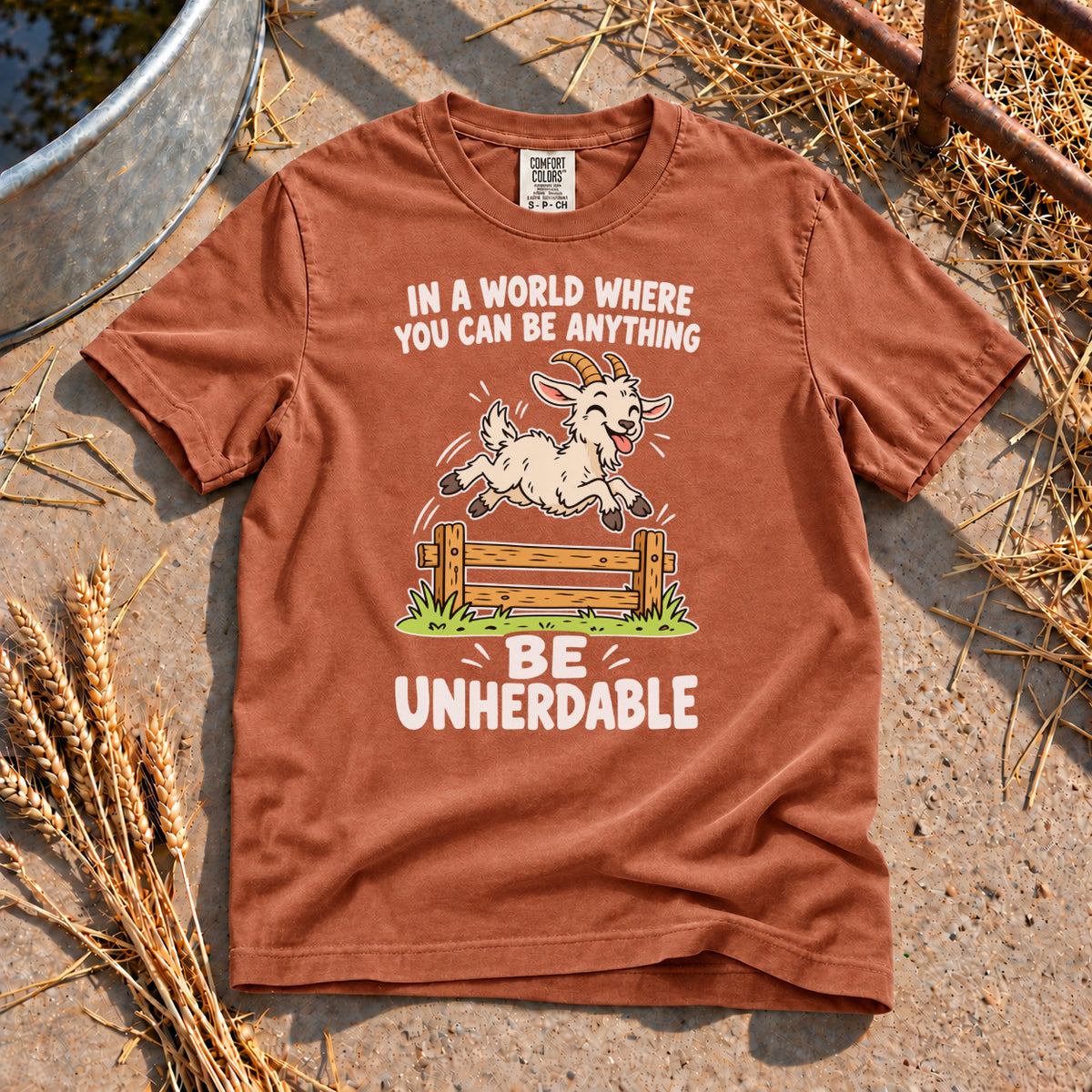 Be Unherdable T-Shirt in Yam