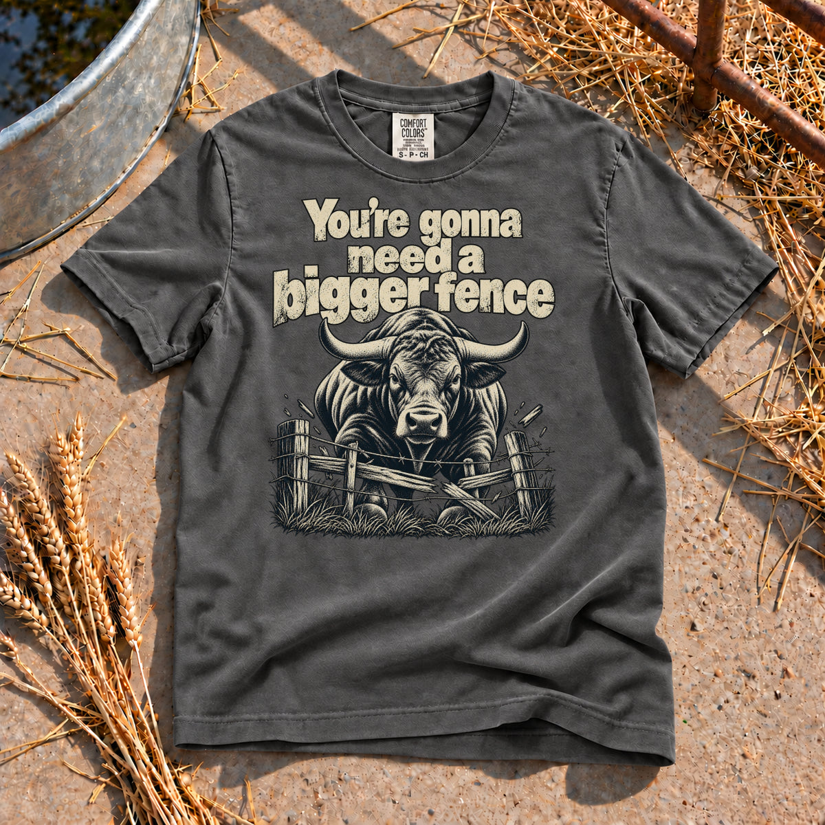 Bigger Fence T-Shirt in Pepper