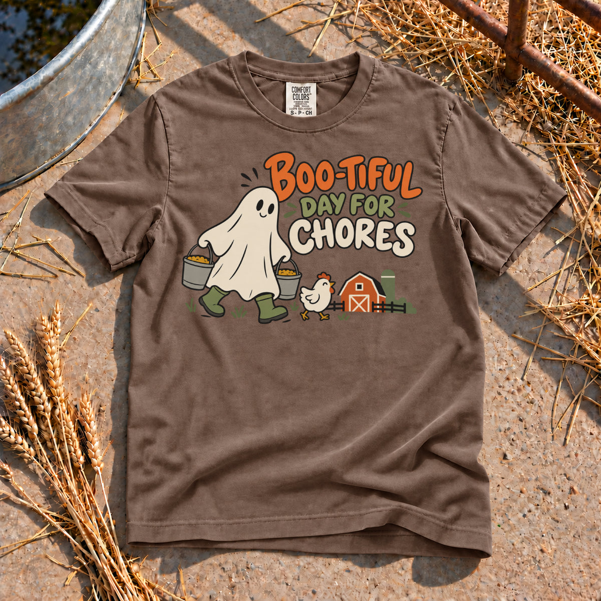 Boo-tiful Day T-Shirt in Espresso