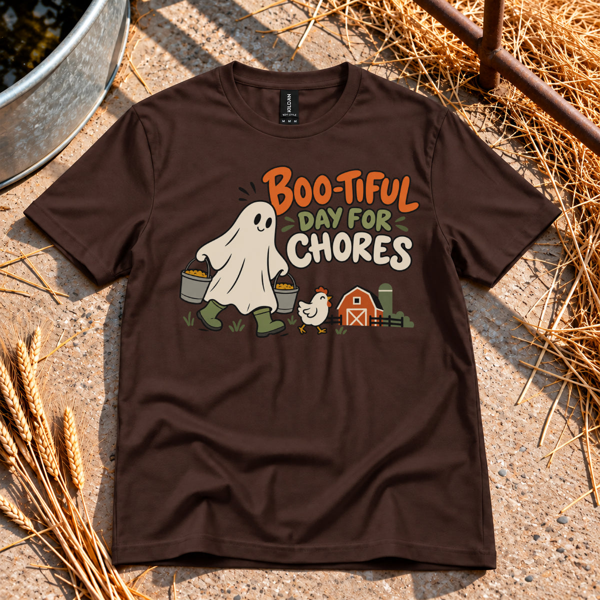 Boo-tiful Day T-Shirt in Dark Chocolate