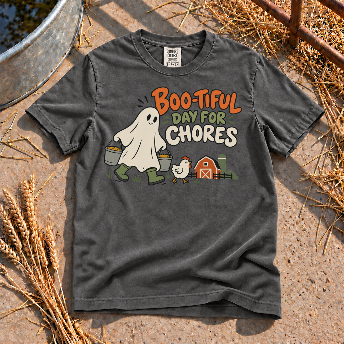 Boo-tiful Day T-Shirt in Pepper