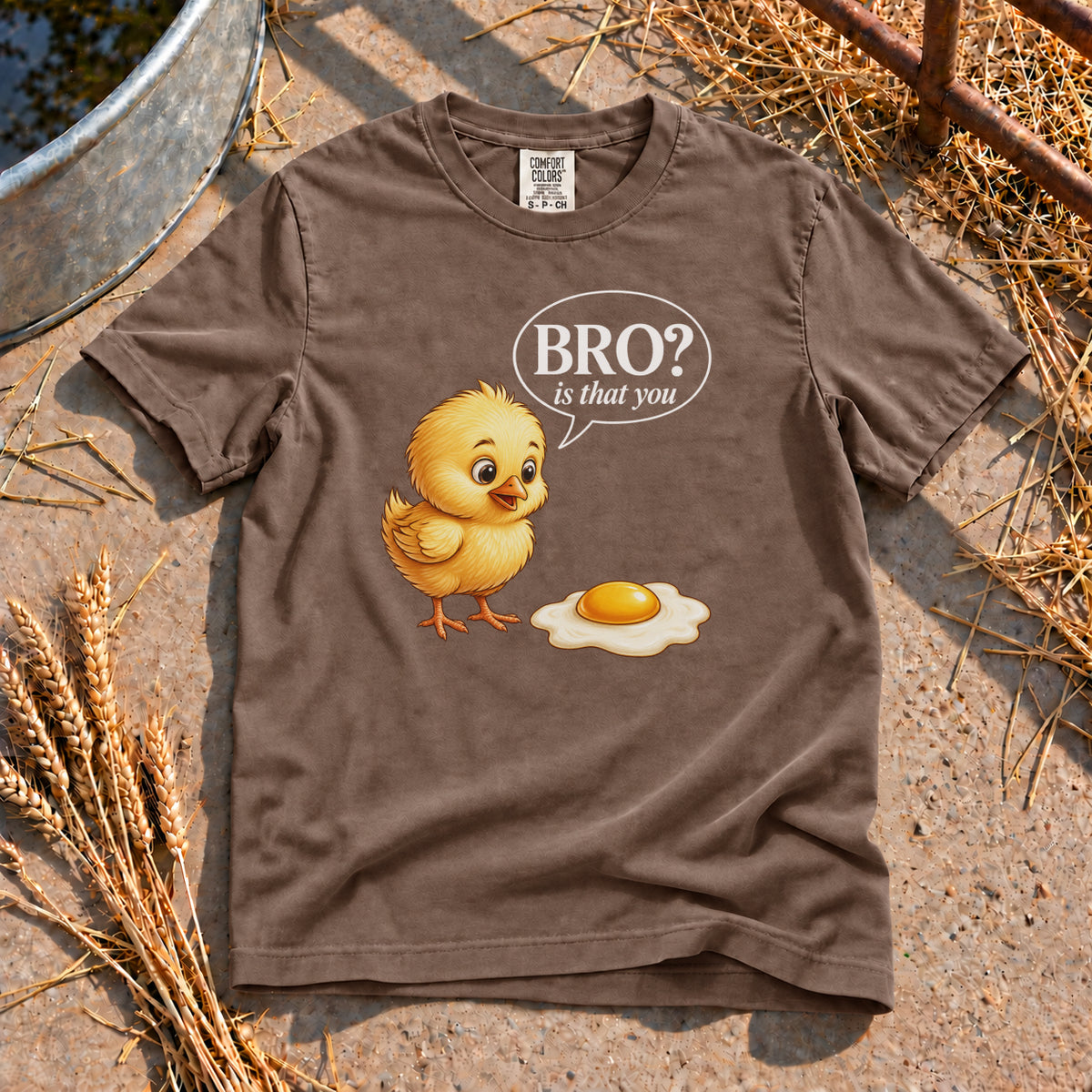 Chick Bro T-Shirt in Espresso
