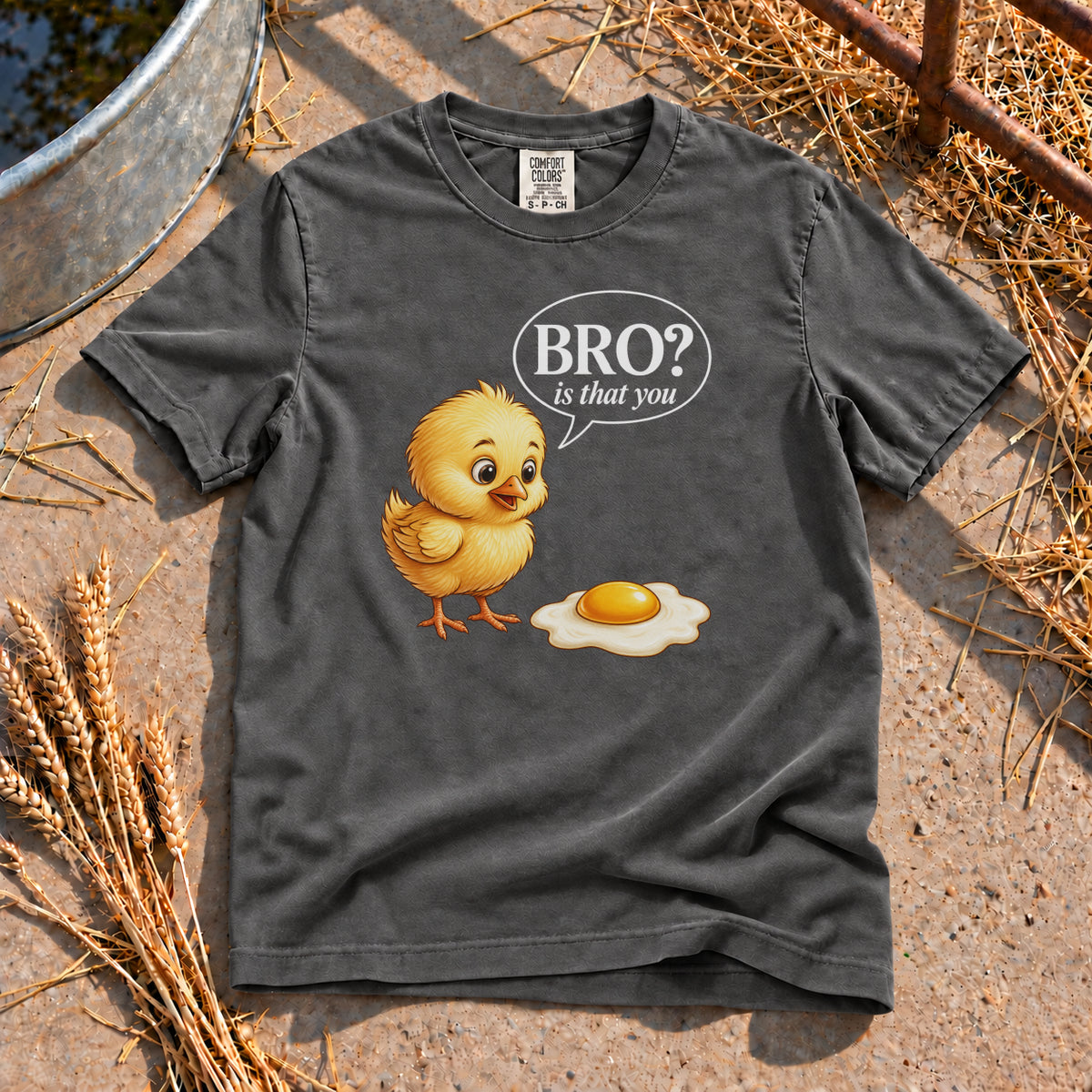 Chick Bro T-Shirt in Pepper