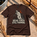 Dead Tired T-Shirt in Dark Chocolate