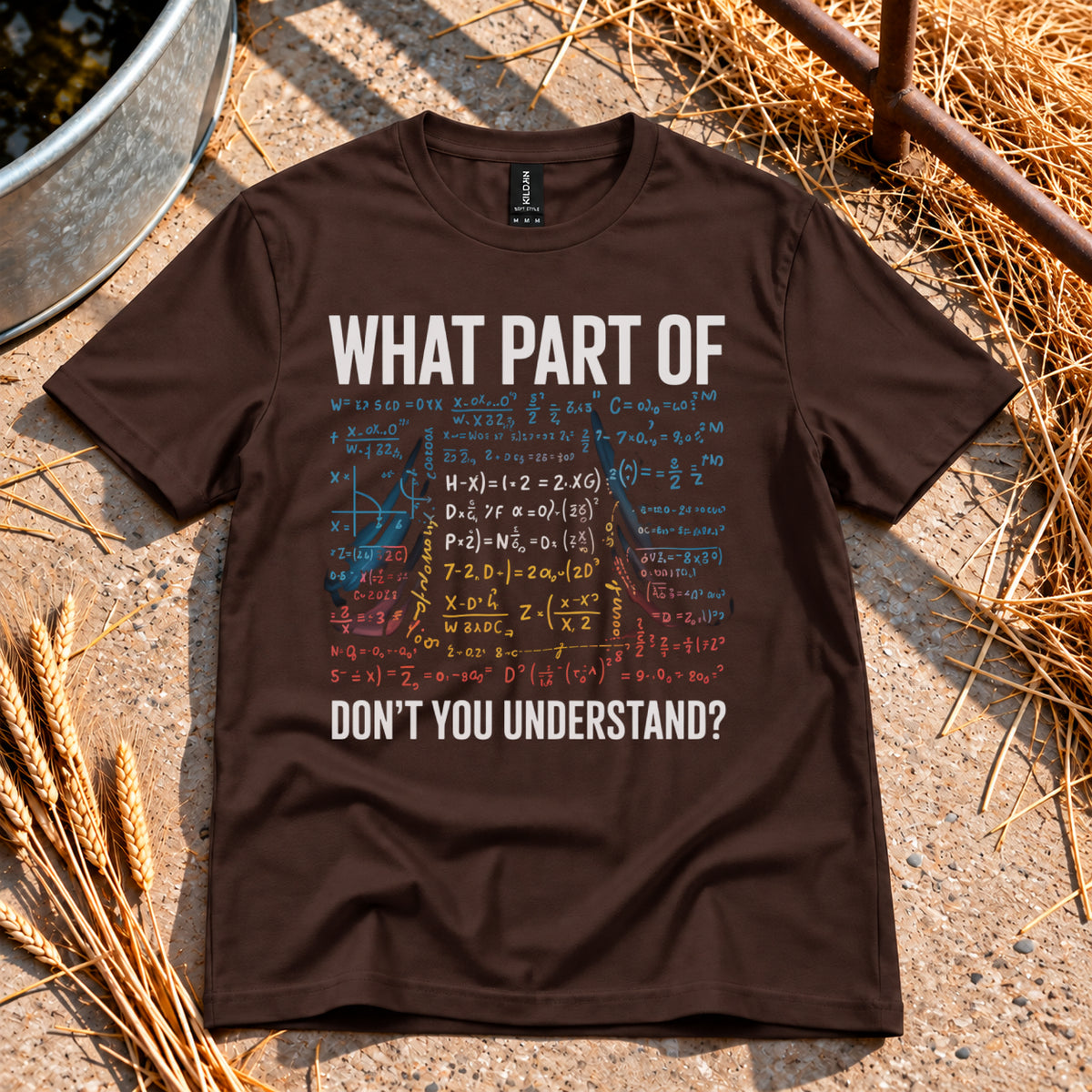 Don't You Understand T-Shirt in Dark Chocolate
