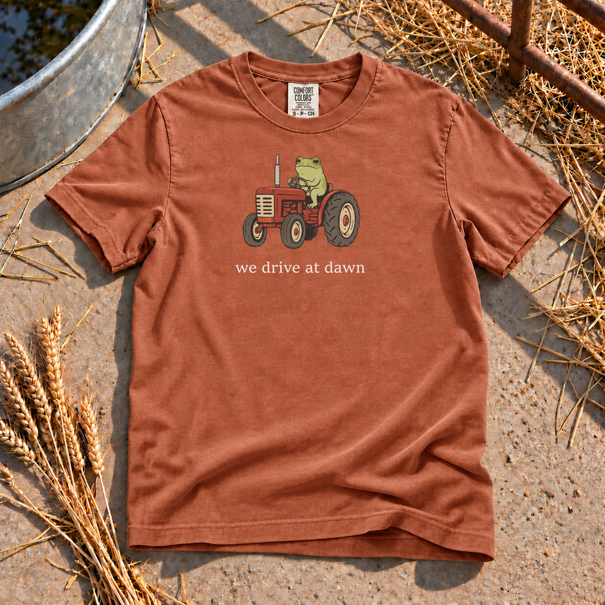We Drive At Dawn T-Shirt in Yam