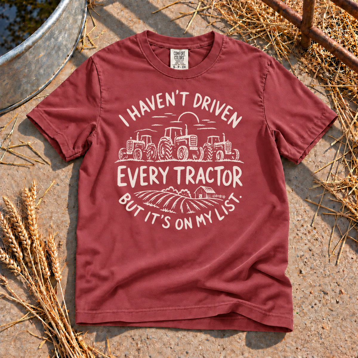 On My List T-Shirt in Brick