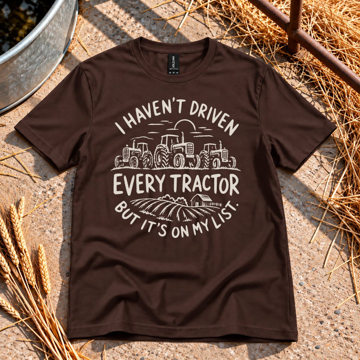 On My List T-Shirt in Dark Chocolate