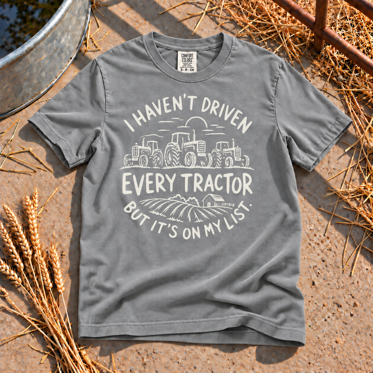 On My List T-Shirt in Grey