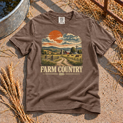 Farm Country T-Shirt in Espresso