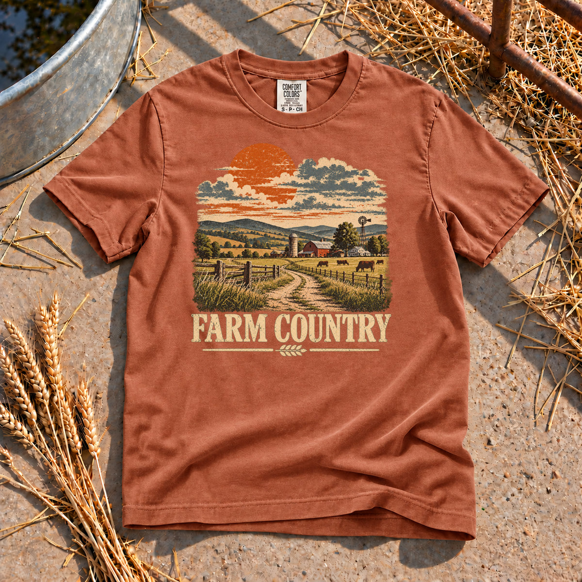 Farm Country T-Shirt in Yam