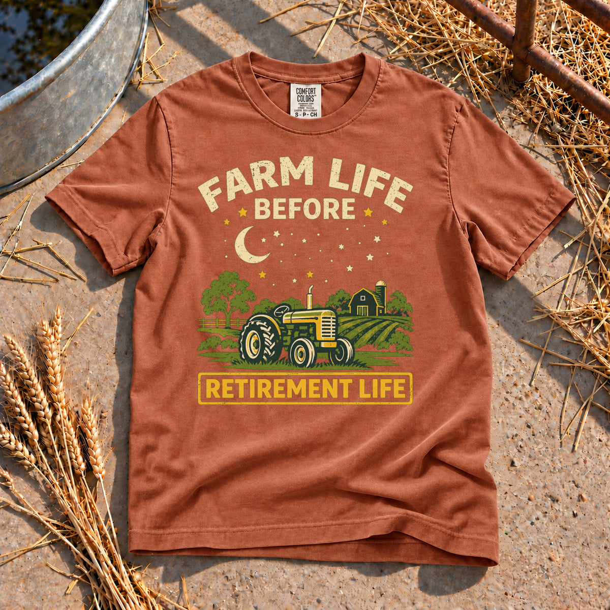Farm Life T-Shirt in Yam