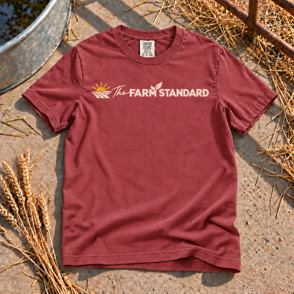 The Farm Standard T-Shirt in Brick