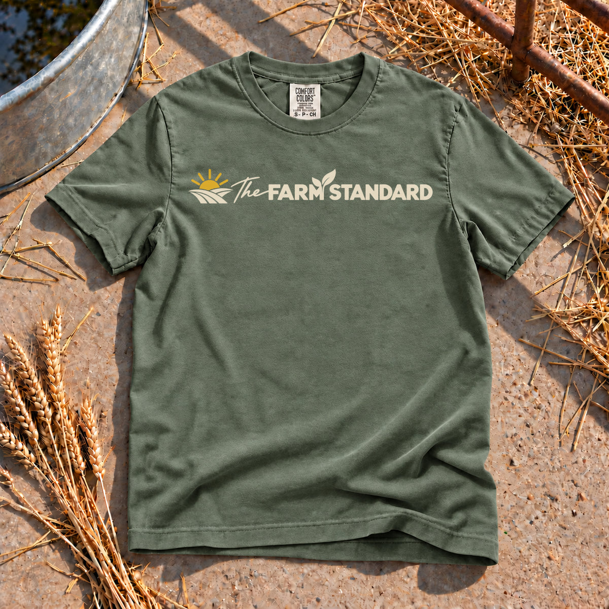 The Farm Standard T-Shirt in Moss