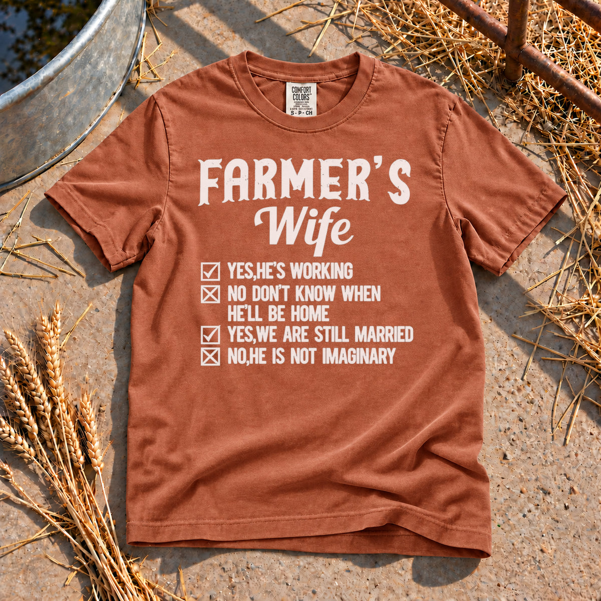 Farmer's Wife T-Shirt in Yam