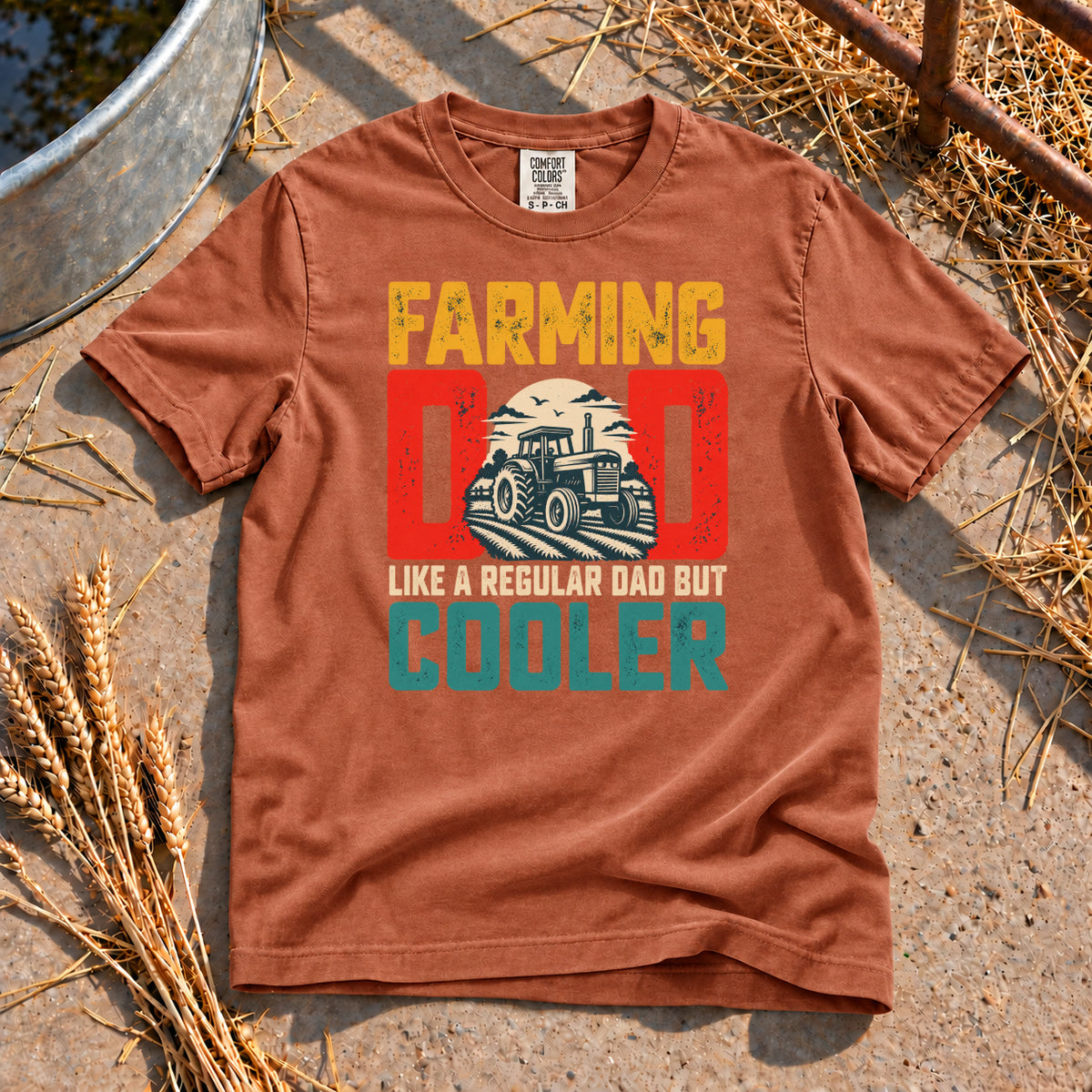 Farming Dad T-Shirt in Yam