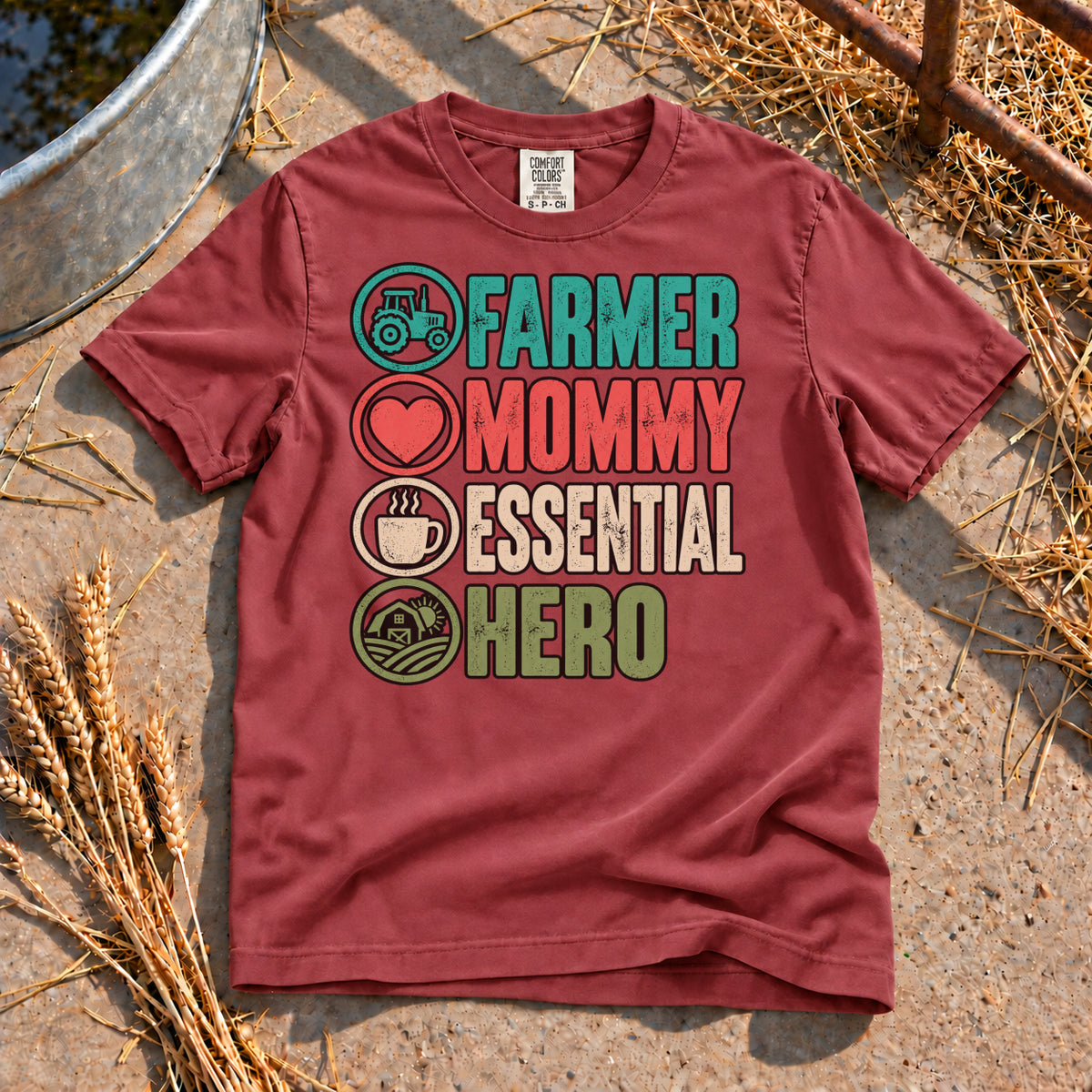 Female Power T-Shirt in Brick