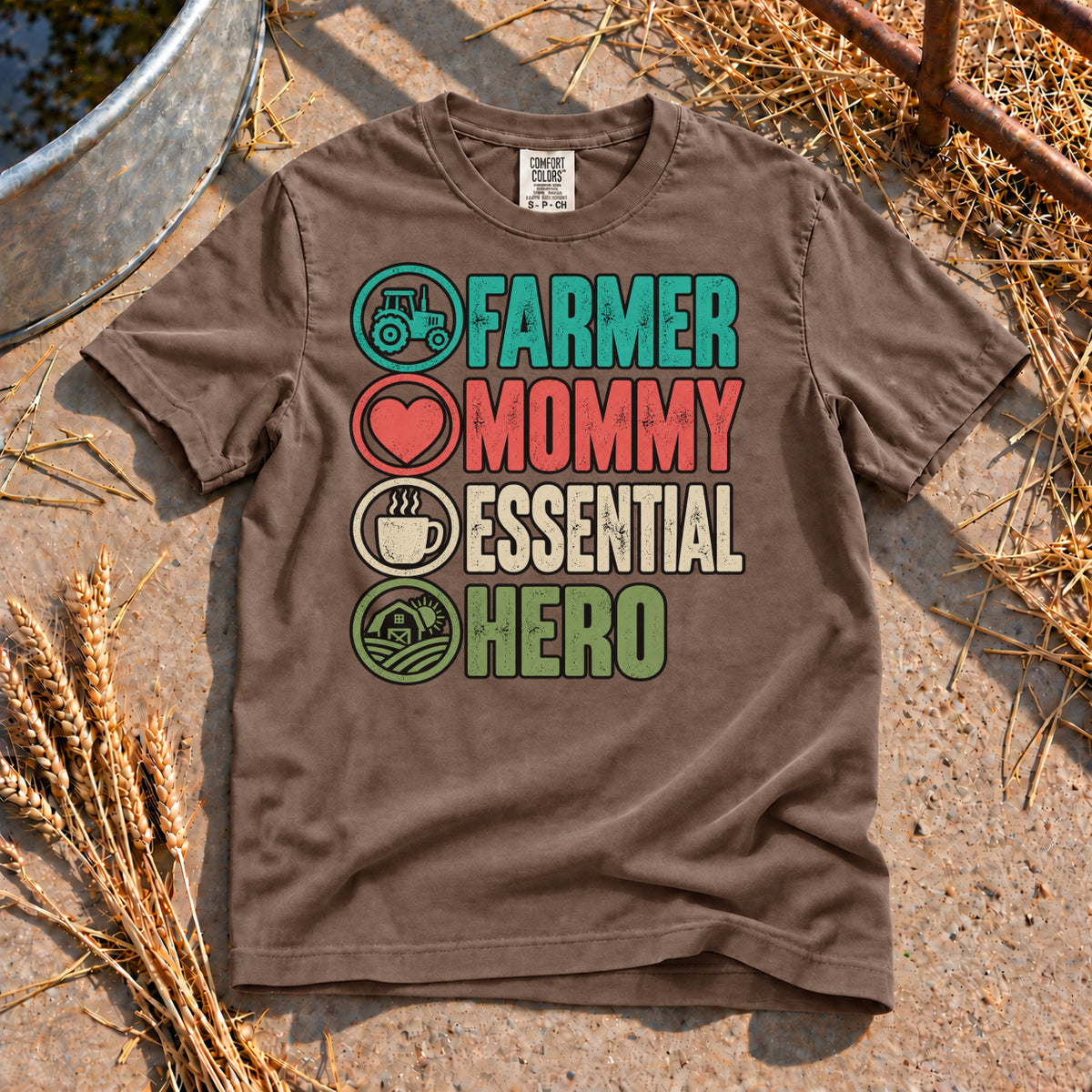 Female Power T-Shirt in Espresso