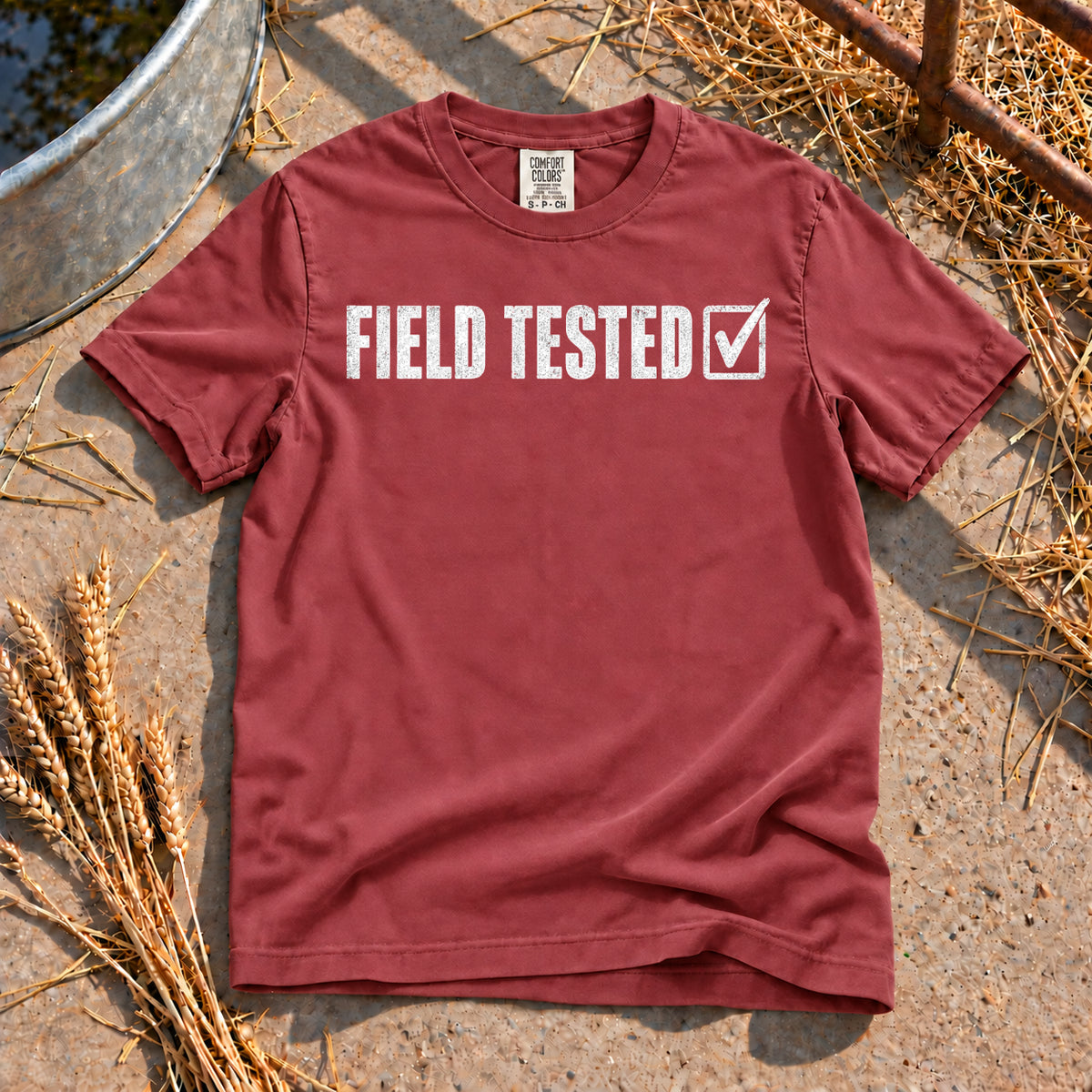 Field Tested T-Shirt in Brick