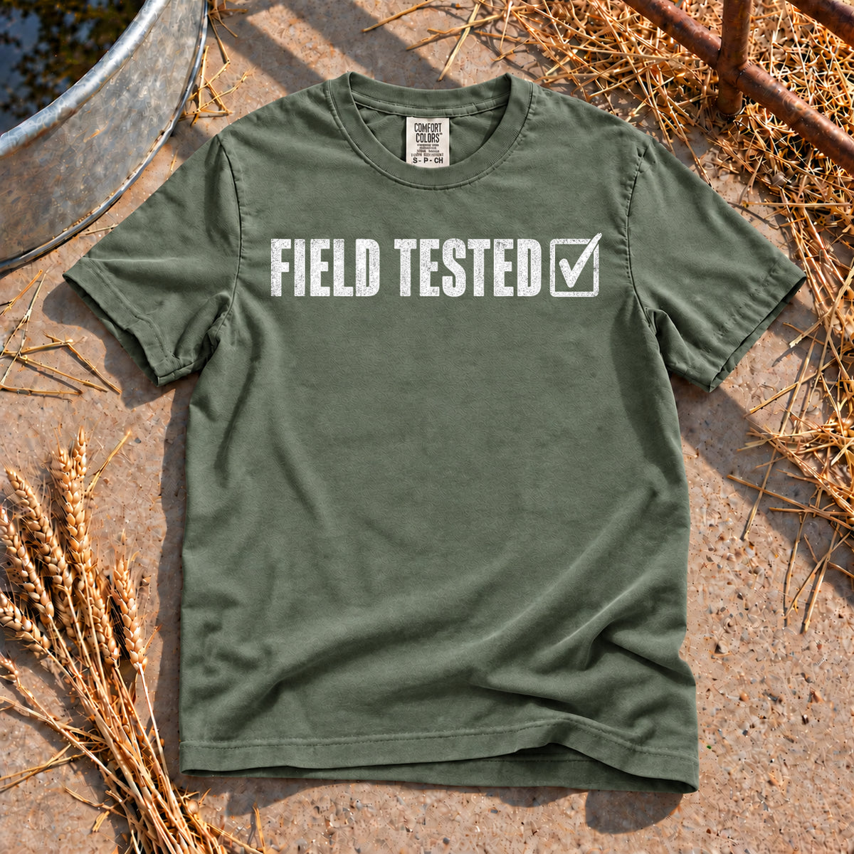 Field Tested T-Shirt in Moss