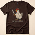 Fight Not Flight T-Shirt in Dark Chocolate