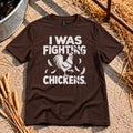 Chicken Fighter T-Shirt in Dark Chocolate