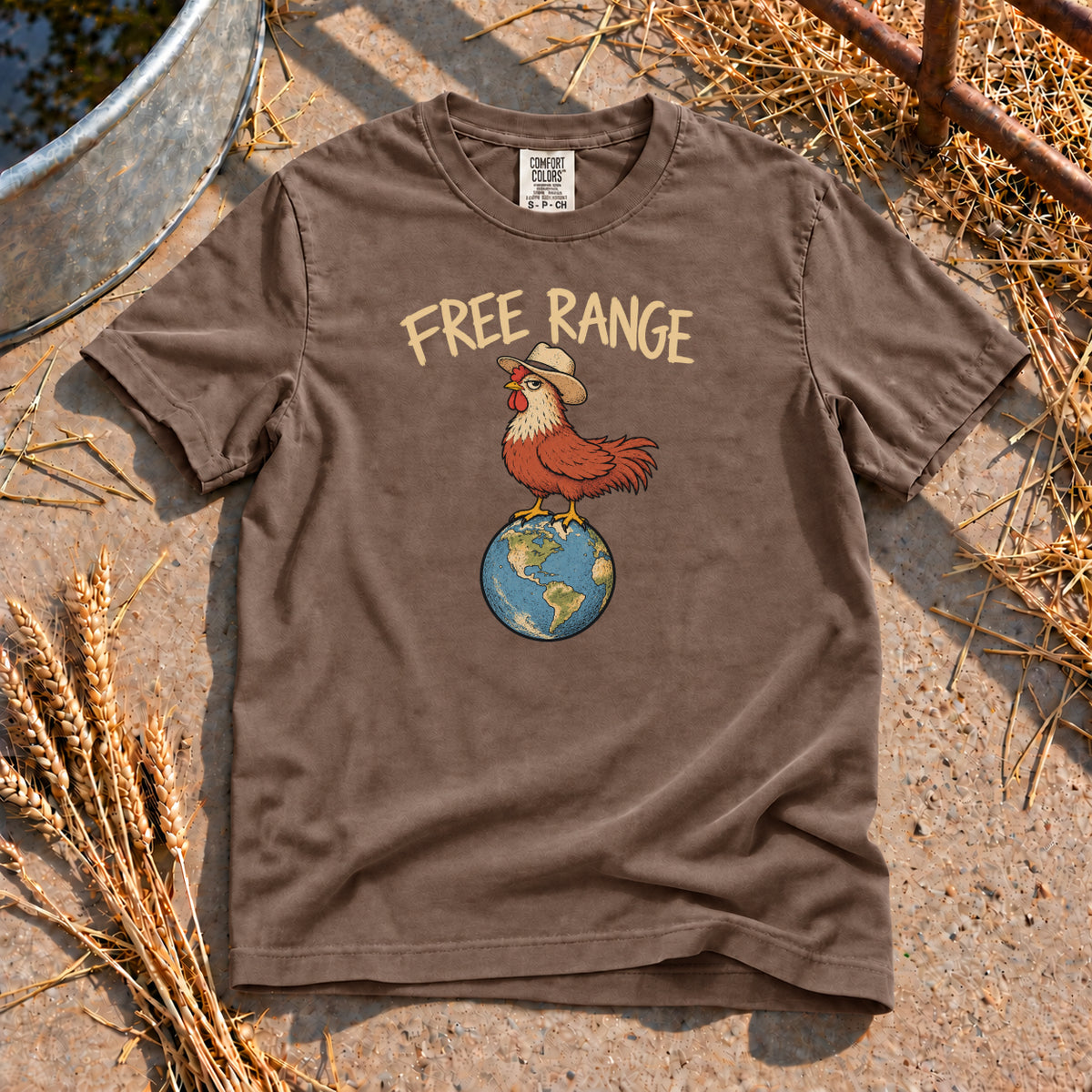 Free Range T-Shirt in Espresso