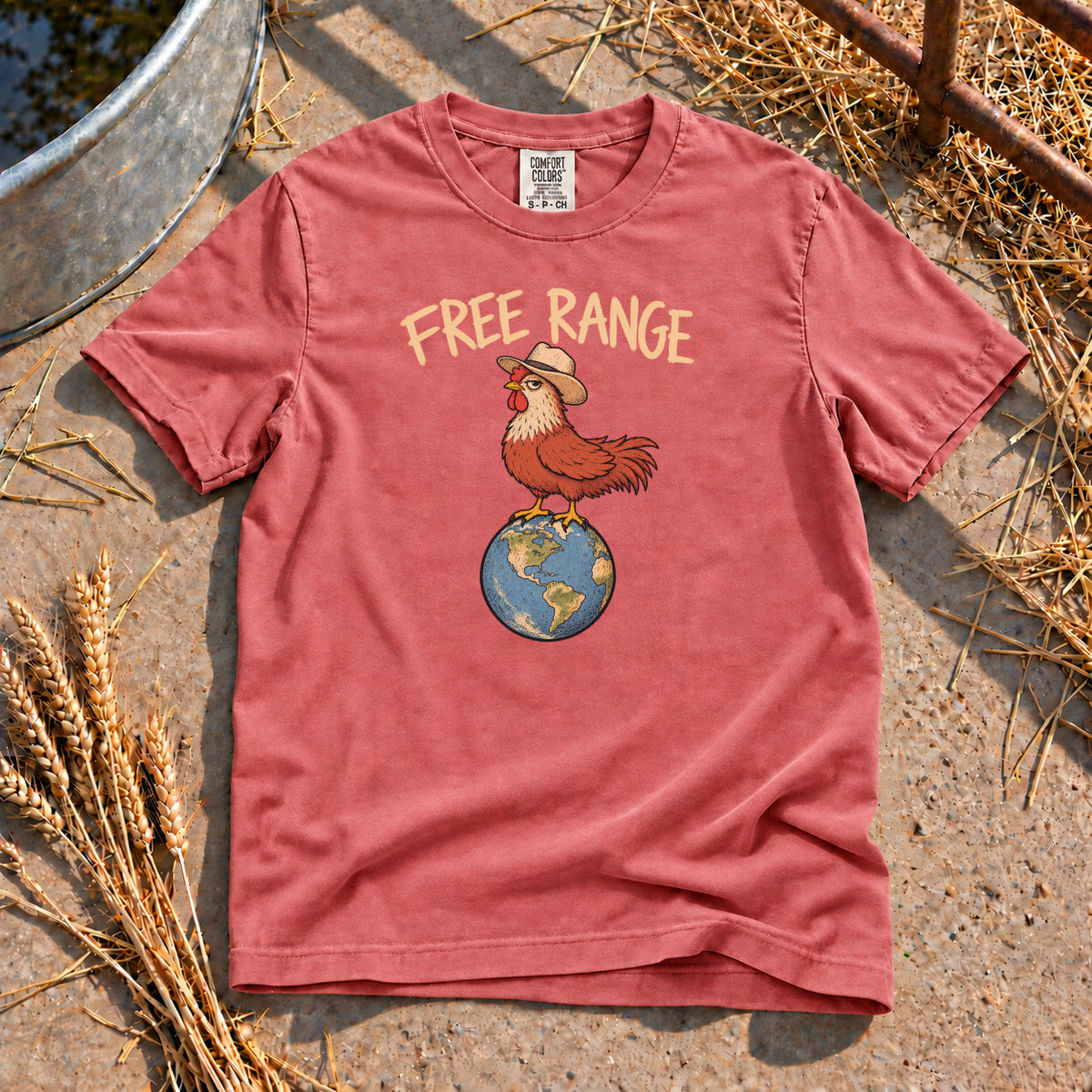 Free Range T-Shirt in Watermelon