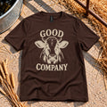 Good Company T-Shirt in Dark Chocolate