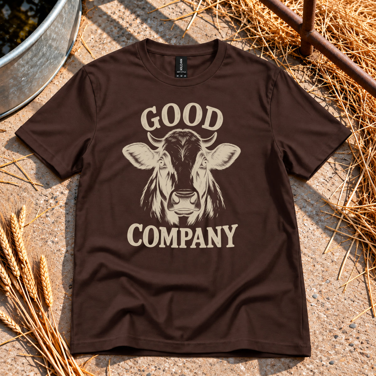 Good Company T-Shirt in Dark Chocolate