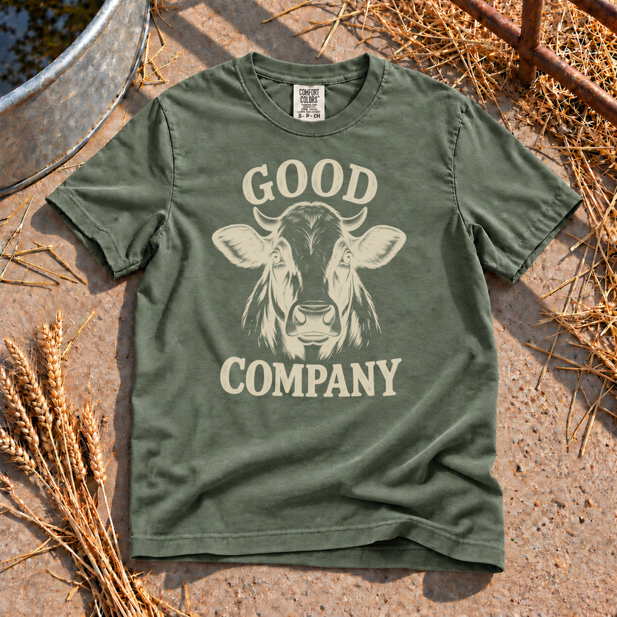 Good Company T-Shirt in Moss