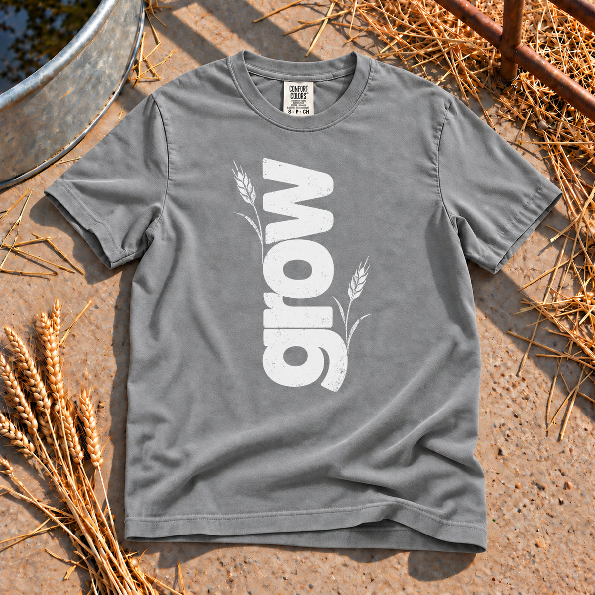 Grow T-Shirt in Grey