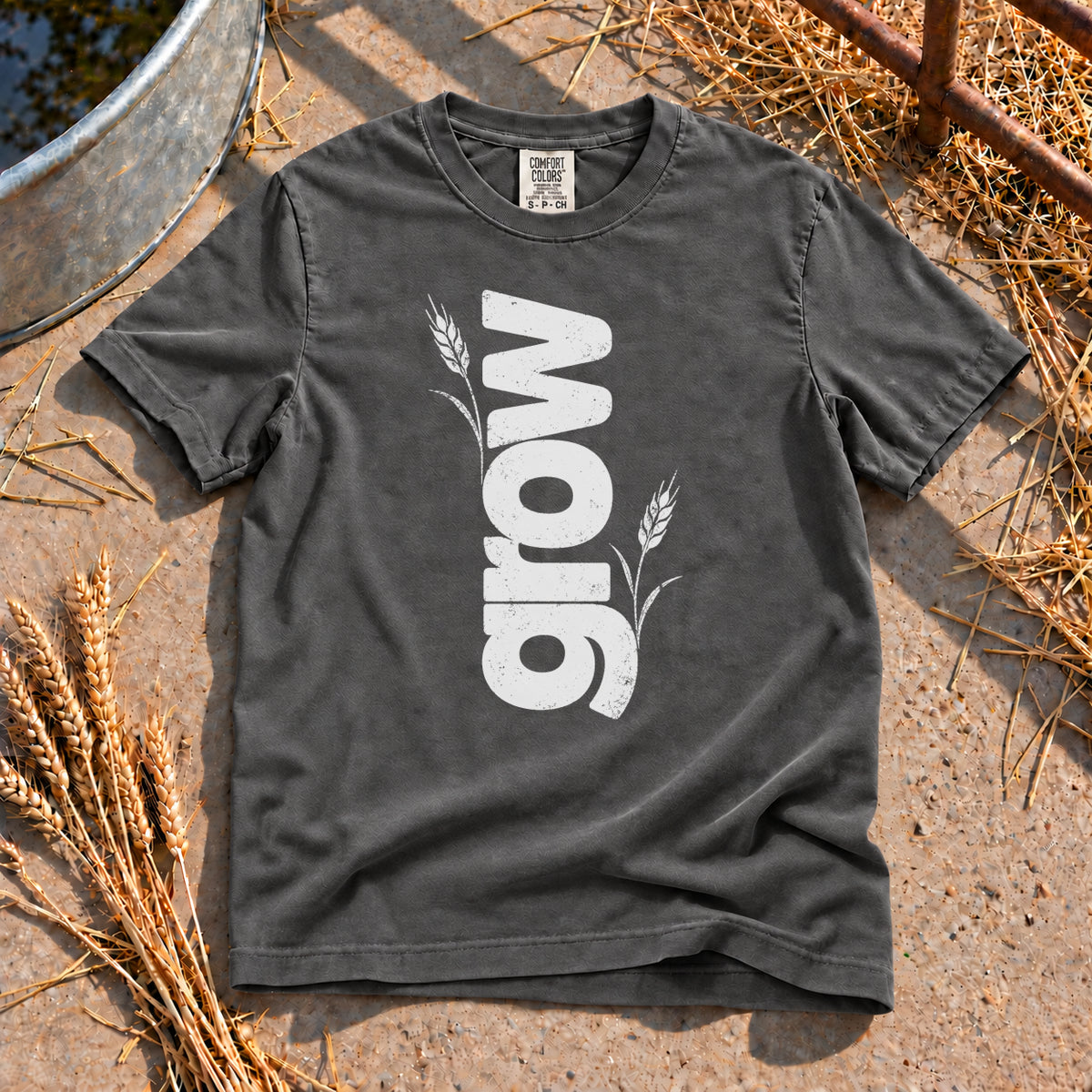 Grow T-Shirt in Pepper
