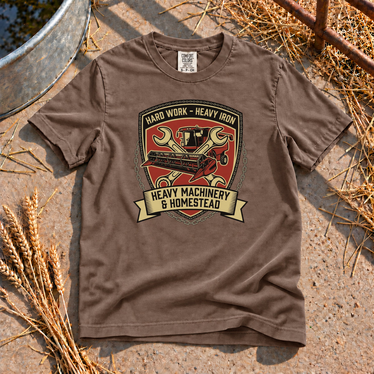 Hard Work T-Shirt in Espresso