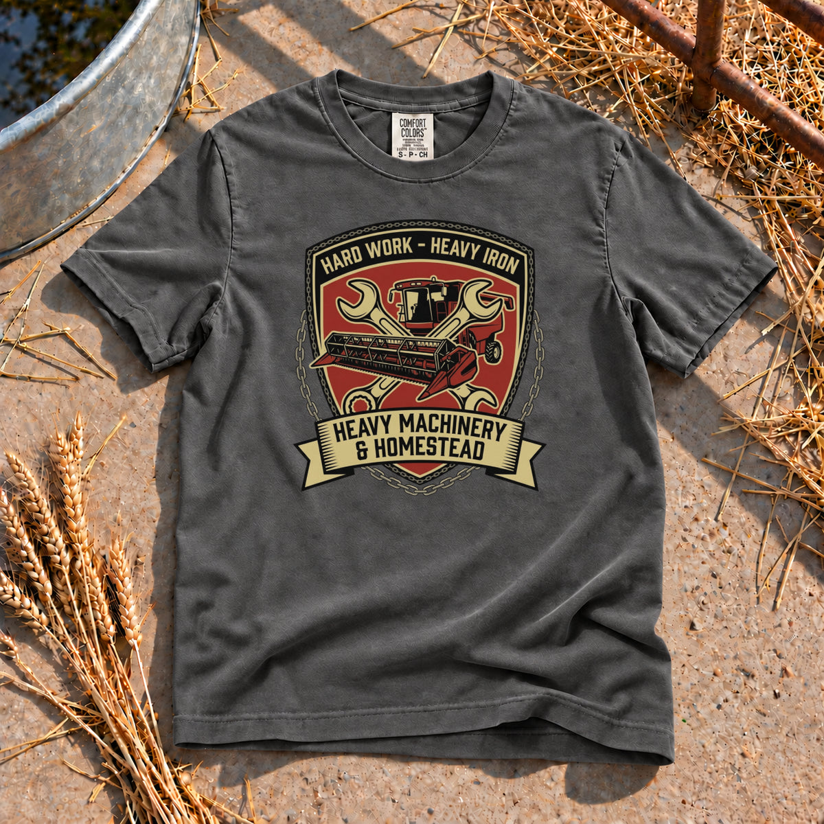 Hard Work T-Shirt in Pepper