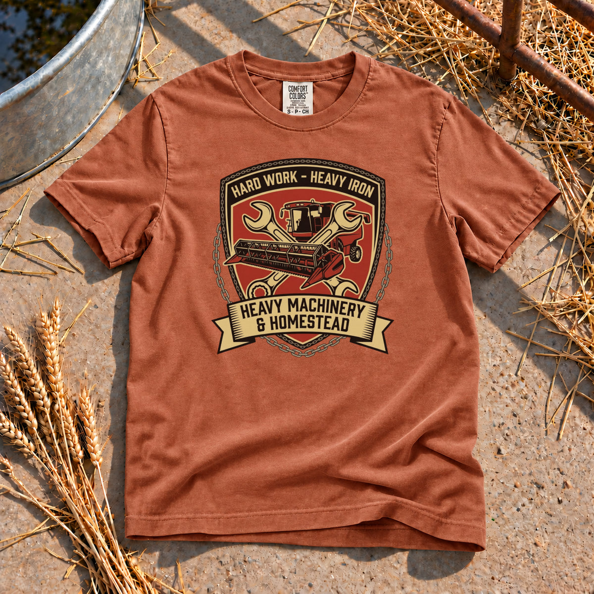 Hard Work T-Shirt in Yam